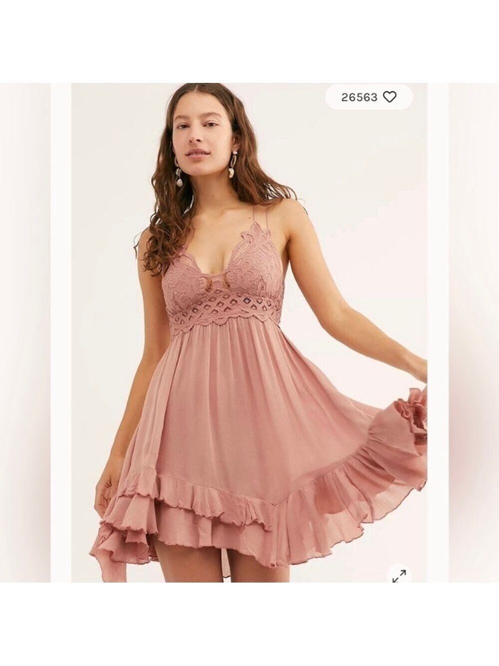 Free people adella slip dress